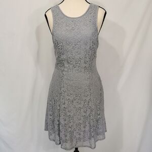 NWT Speechless Lace Sleeveless Scoop Neck Mini Dress in Light Periwinkle - Sz L